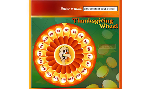 Thanksgiving Wheel of Fortune Bonus Game